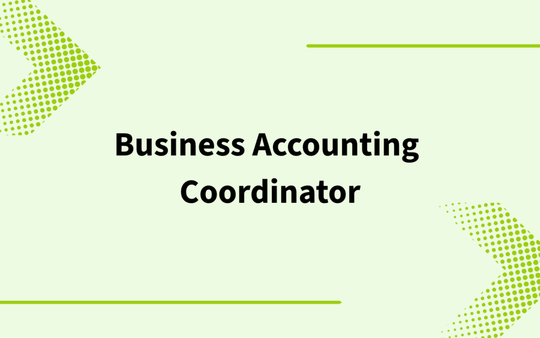 Business Accounting Coordinator